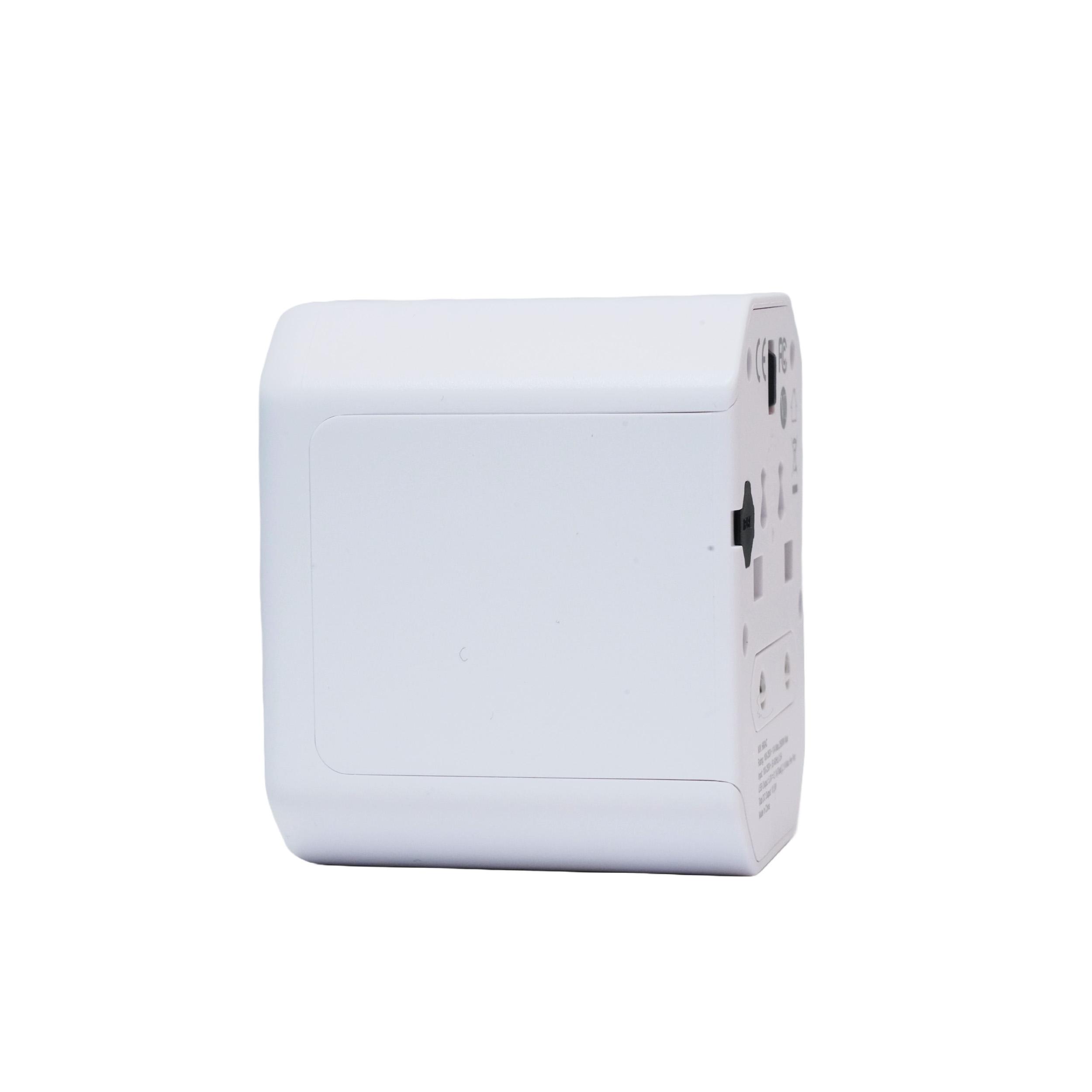 Promotional Universal Travel Adaptor - White